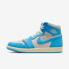 Air Jordan 1 Retro High OG, Azul Celeste Oscuro/Vela/Azul Celeste Oscuro, hi-res