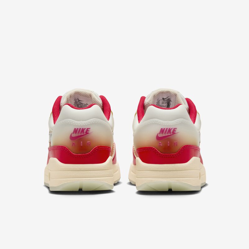 Nike Air Max 1 '87 Premium, Vela/Rojo sirena/Reloj de sol/Plata metalizado, hi-res