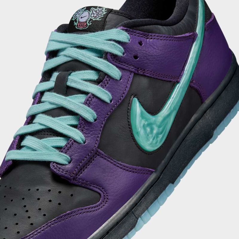 Nike Dunk Low Retro Limited, Negro/Morado grandioso/Azul verdoso artesano, hi-res