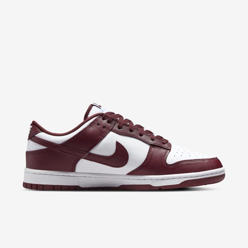Nike Dunk Low Retro, Blanco/Secoya-Rojo Gimnasio, hi-res