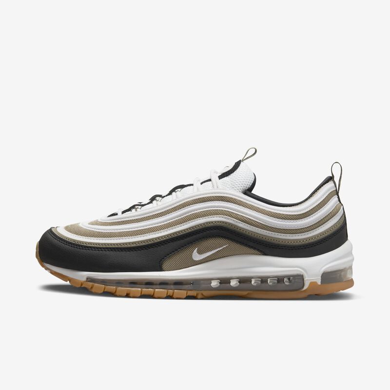 Nike Air Max 97, Oliva Neutro/Negro/Goma Marrón Medio/Blanco Cima, hi-res
