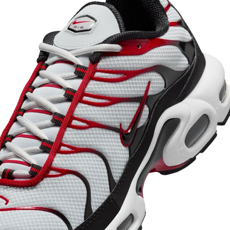 Nike Air Max Plus, Platino Puro/Negro/Blanco/Rojo Universitario, hi-res