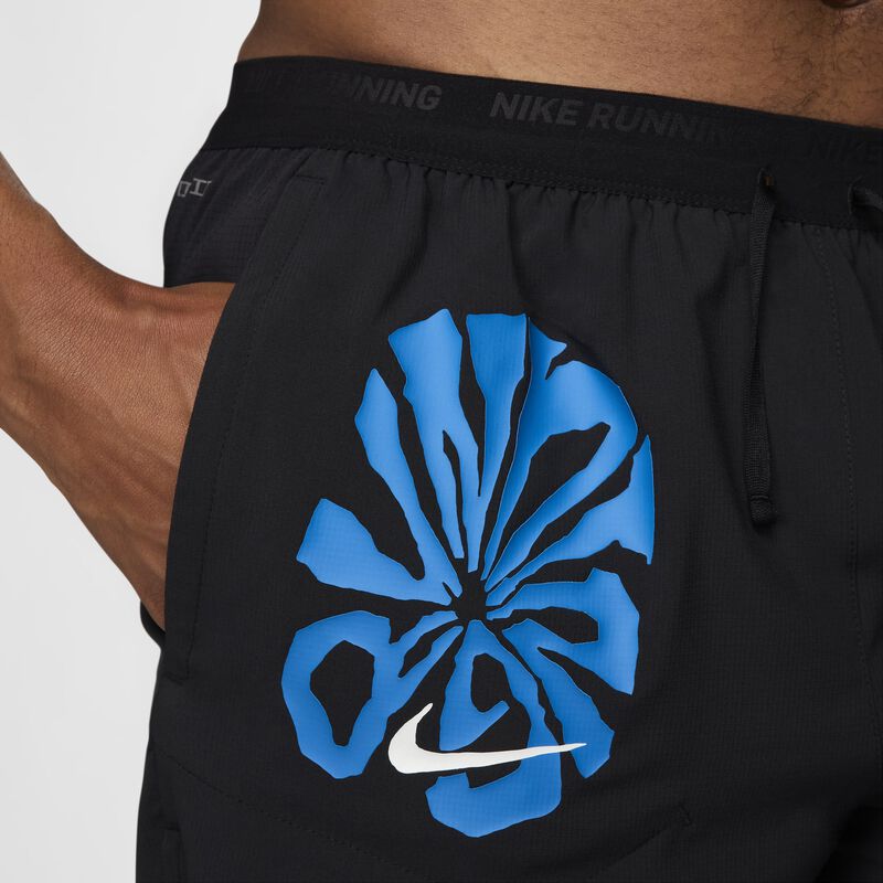 Nike Stride Run Energy, Negro/Negro/Azul Foto Claro, hi-res