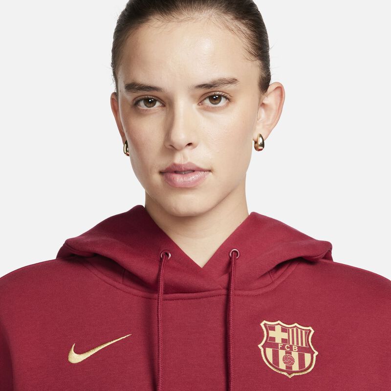 FC Barcelona Phoenix Fleece, Rojo Noble/Club Oro, hi-res