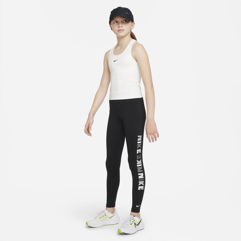 Nike Dri-FIT One, Negro/Blanco, hi-res