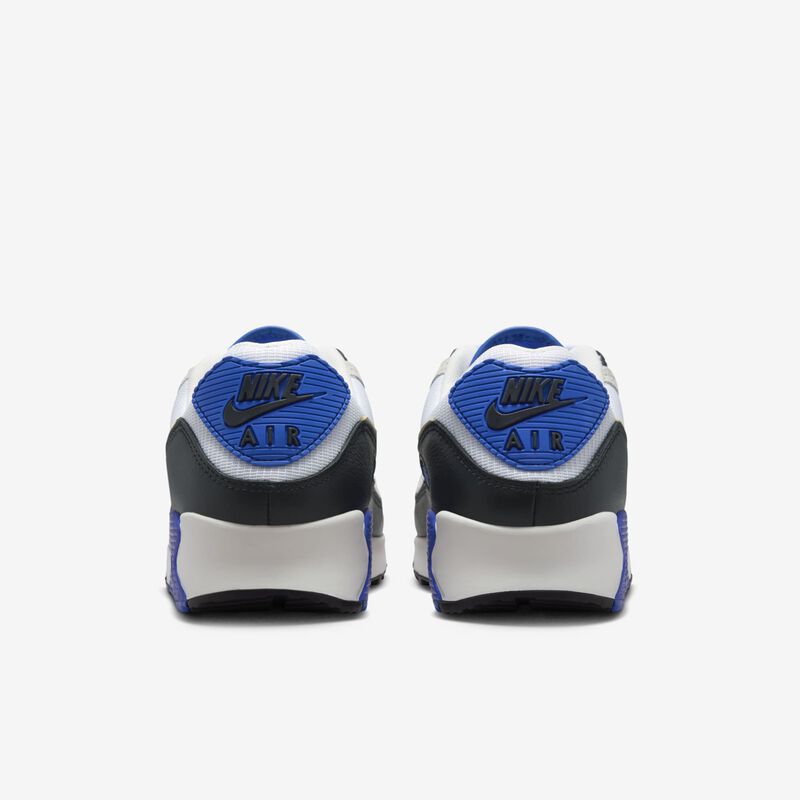Nike Air Max 90 Premium, Blanco/Azul Carrera/Negro/Caqui, hi-res