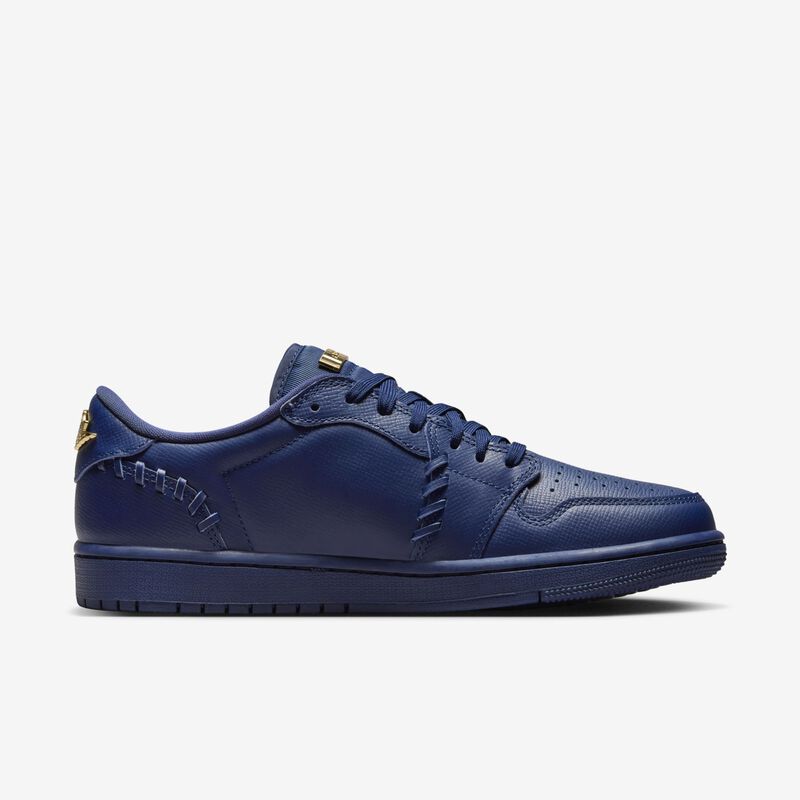 Air Jordan 1 Low Method of Make, Azul Marino Medianoche/Oro Metalizado, hi-res