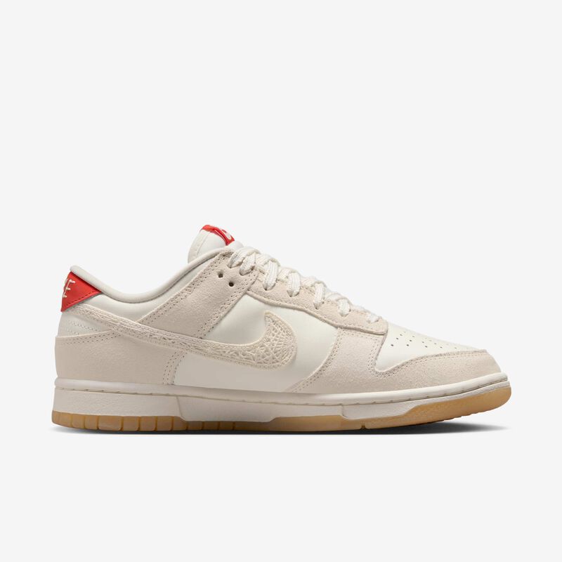 Nike Dunk Low, Vela/Rojo Picante/Lino/Marfil Pálido, hi-res