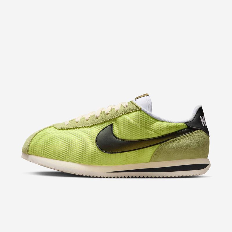 Nike Cortez Textile, Toque De Limón Claro/Leche De Coco/Blanco/Negro, hi-res