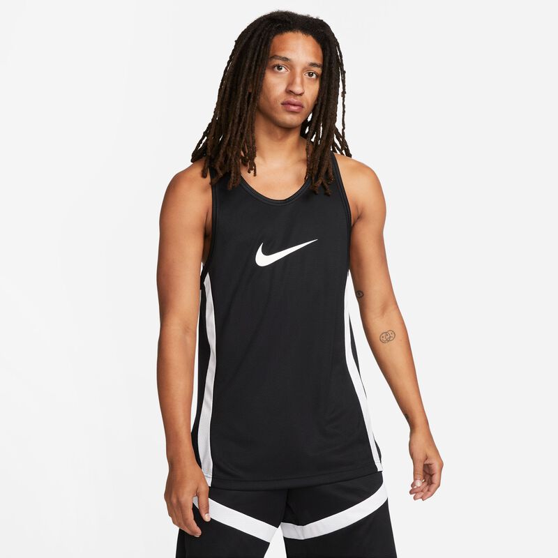 Nike Dri-FIT Icon, Negro/Negro/Blanco/Blanco, hi-res