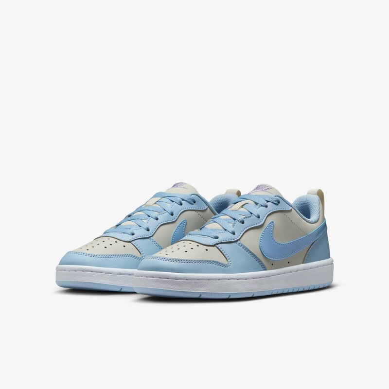 Nike Court Borough Low Recraft, Perla suave/Hortensias/Blanco/Azul celestino, hi-res