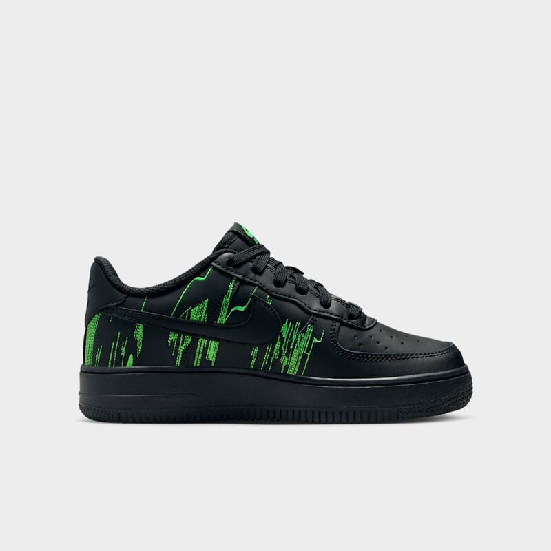 Nike Air Force 1 Lv8 4, Negro/Negro-Verde Strike-Morado v&iacute;vido, hi-res