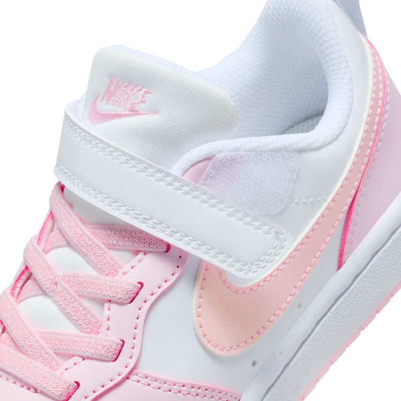 Nike Court Borough Low Recraft, Blanco/Espuma rosa, hi-res
