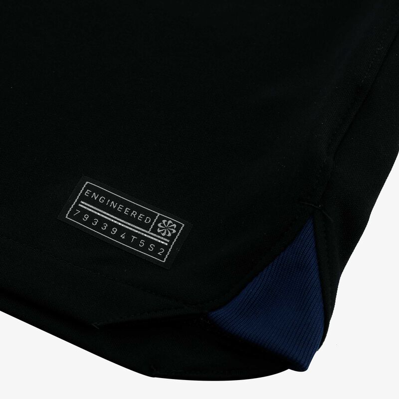 Nike Camiseta Hombre Alianza Lima 2023 Visita Estampada, Negro/Dorado, hi-res
