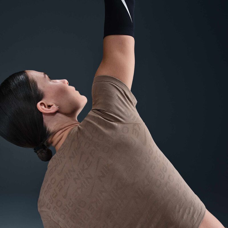 Nike Pro, Marrón Visón/Blanco, hi-res