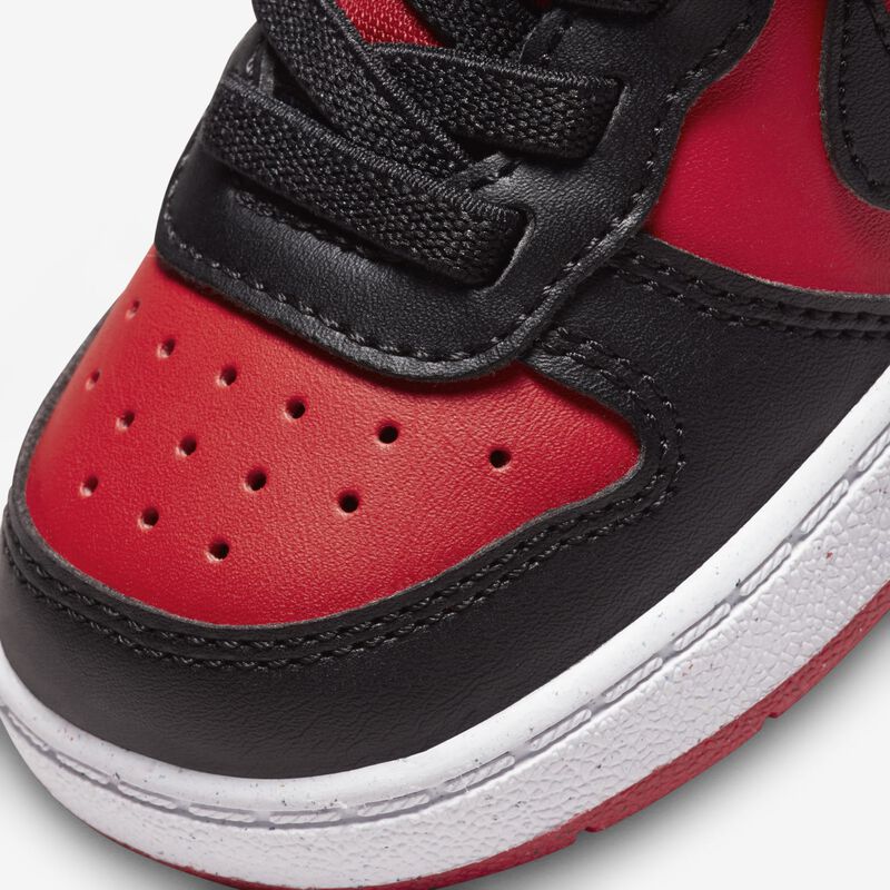 Nike Court Borough Low Recraft, Rojo Universitario/Blanco/Negro, hi-res