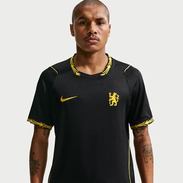 Chelsea FC visitante 2026/27&nbsp;Stadium, Negro/Oro medio oeste, hi-res