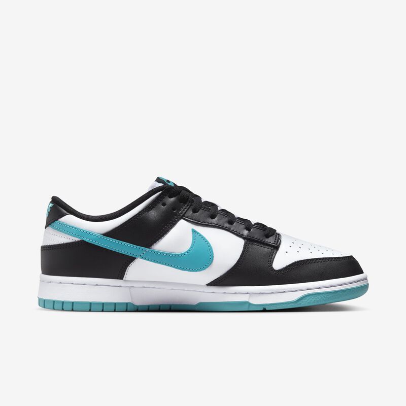 Nike Dunk Low Retro, Blanco/Negro/Cactus Empolvado, hi-res