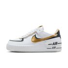 Nike Air Force 1 Shadow, Blanco/Mtlc Oro-Negro, hi-res