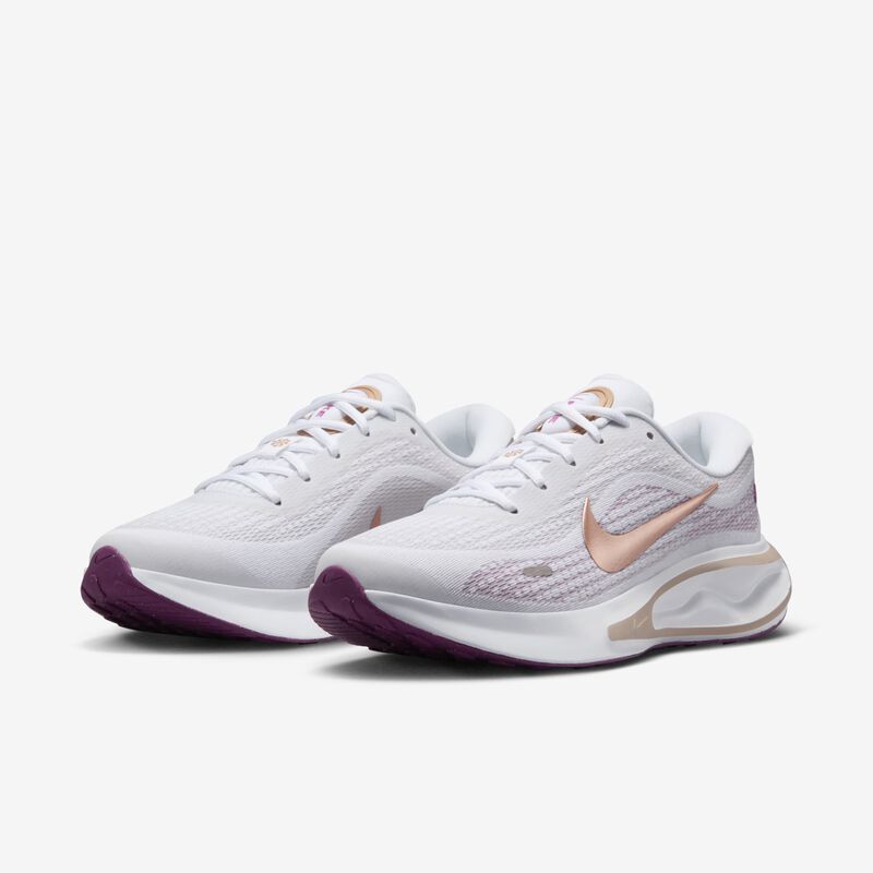 Nike Journey Run, Blanco/Metalizado Bronce Rojo-Fucsia Intenso, hi-res