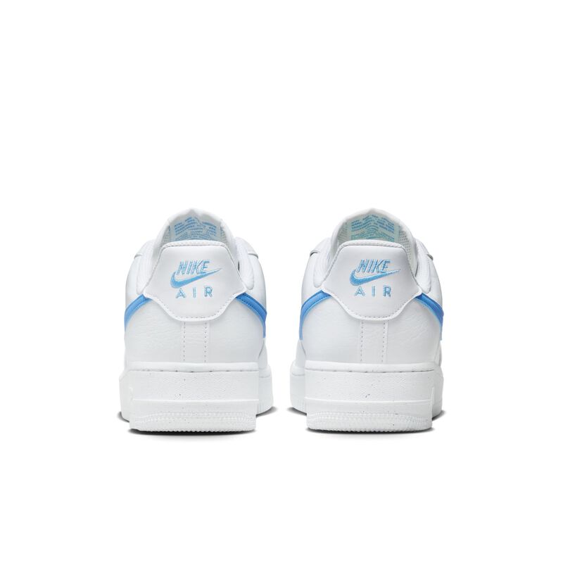 Nike Air Force 1 '07 SE, Blanco/Blanco/Volt/Azul universitario, hi-res