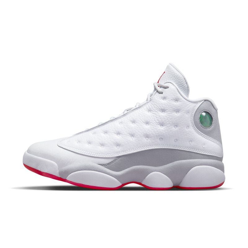 Air Jordan 13 Retro, Blanco/Gris lobo/Rojo, hi-res