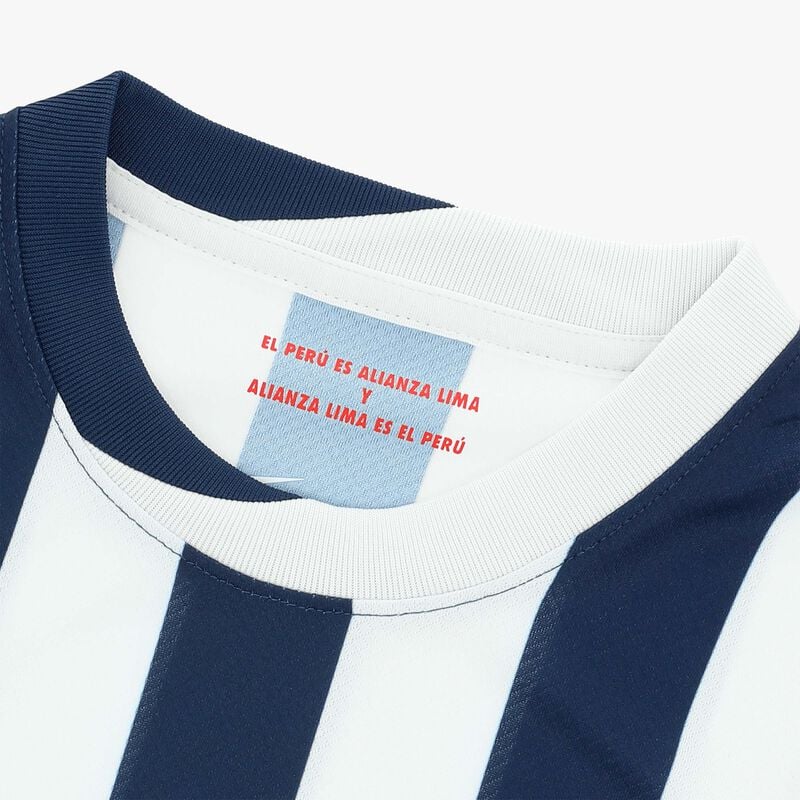 Nike Camiseta Niño Alianza Lima 2026 Local, Blanco/Azul Marino Medianoche/(Rojo Chile), hi-res
