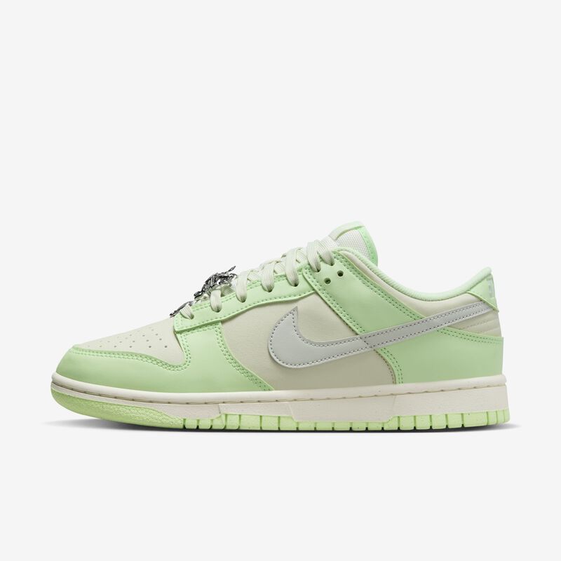 Nike Dunk Low Next Nature SE, Vidrio marino/Verde vapor/Vela/Plata claro, hi-res