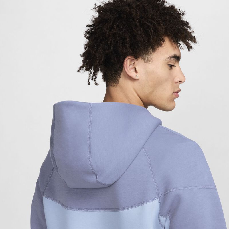 Nike Sportswear Tech Fleece Windrunner, Azul Marino Claro/Pizarra Ceniza/Blanco, hi-res