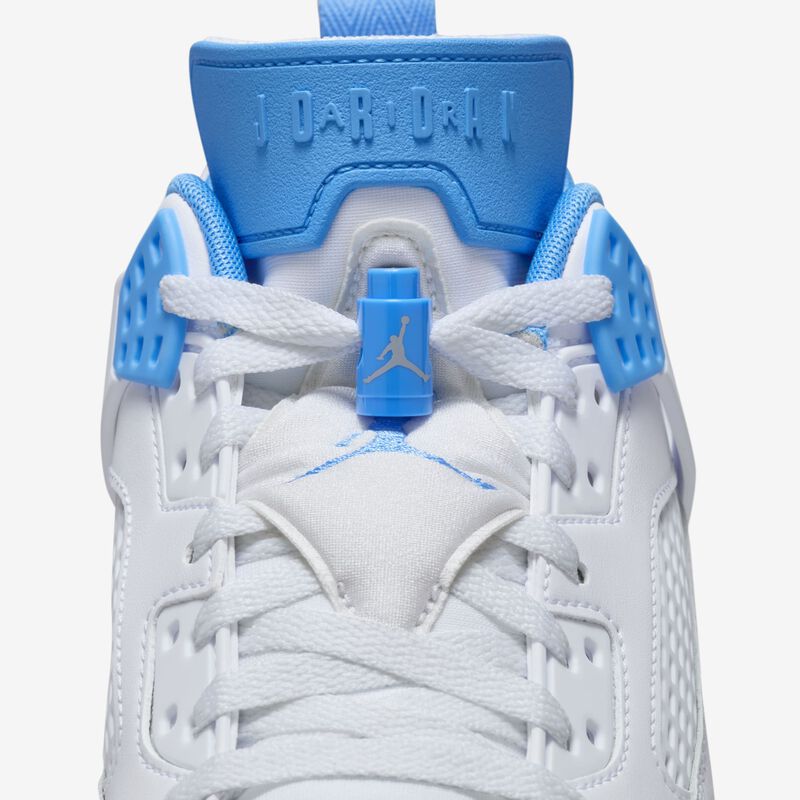 Jordan Spizike Low, Blanco/Azul Universitario-Gris Lobo, hi-res