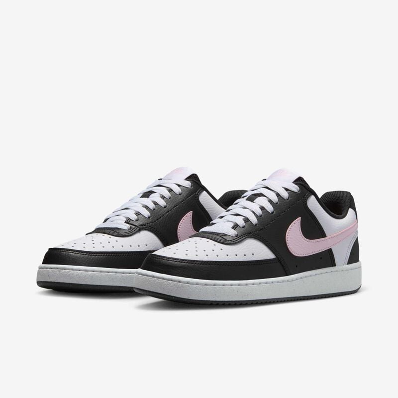 Nike Court Vision Low Next Nature, Negro/Blanco/Espuma Rosa, hi-res