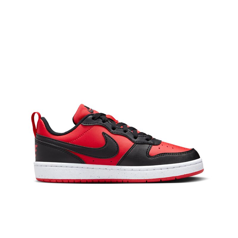 Nike Court Borough Low Recraft, Rojo Universitario/Blanco/Negro, hi-res