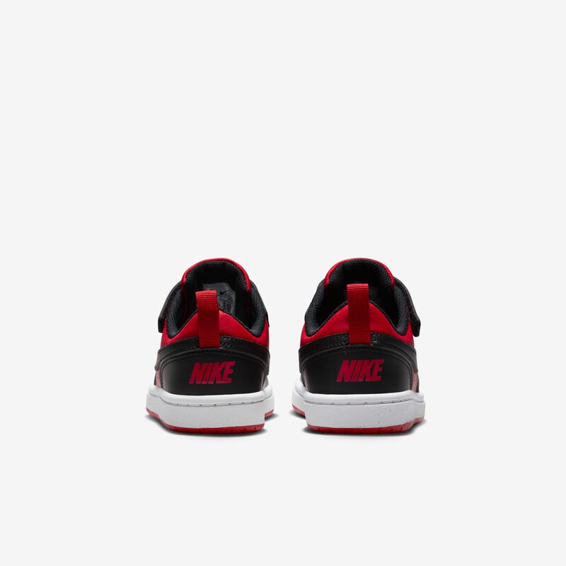 Nike Court Borough Low Recraft, Rojo Universitario/Blanco/Negro, hi-res