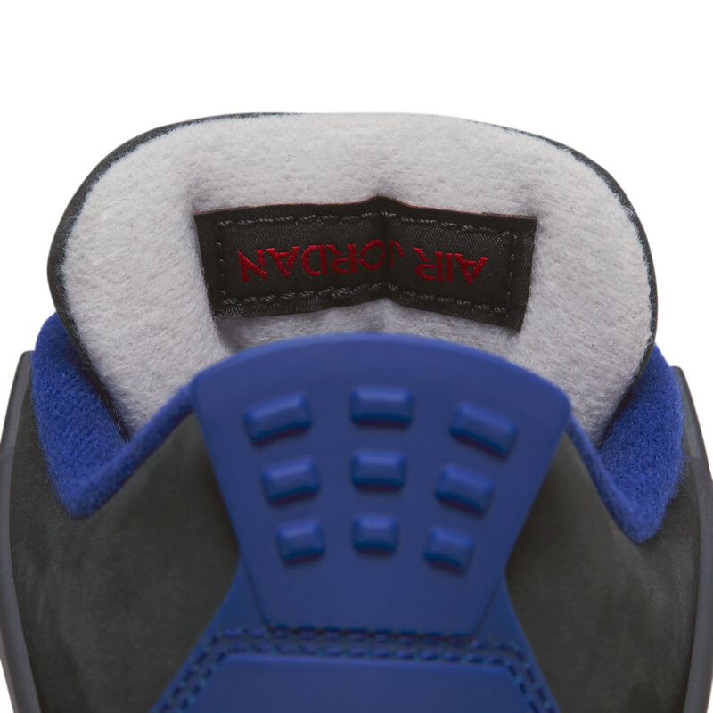 Air Jordan 4 Retro, Negro/Negro-Grafito Claro, hi-res
