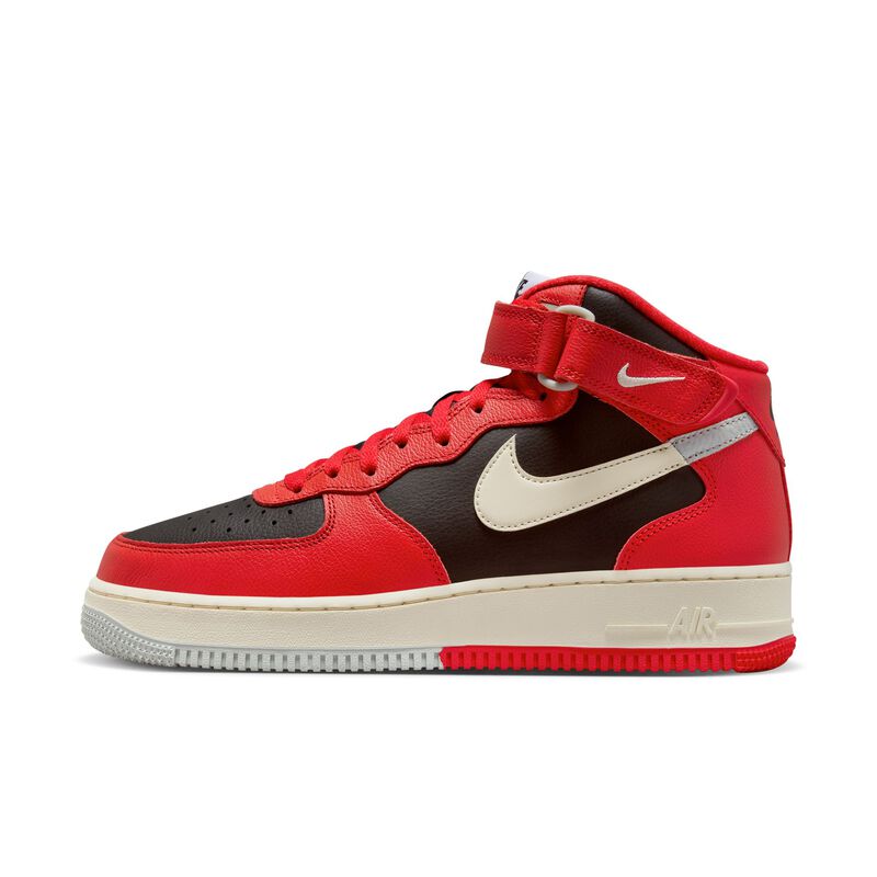 Nike Air Force 1 Mid '07 LV8, Negro/Leche de Coco-Plata Clara, hi-res