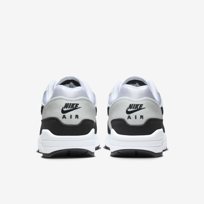 Nike Air Max 1, Blanco/Blanco Cumbre /Negro, hi-res