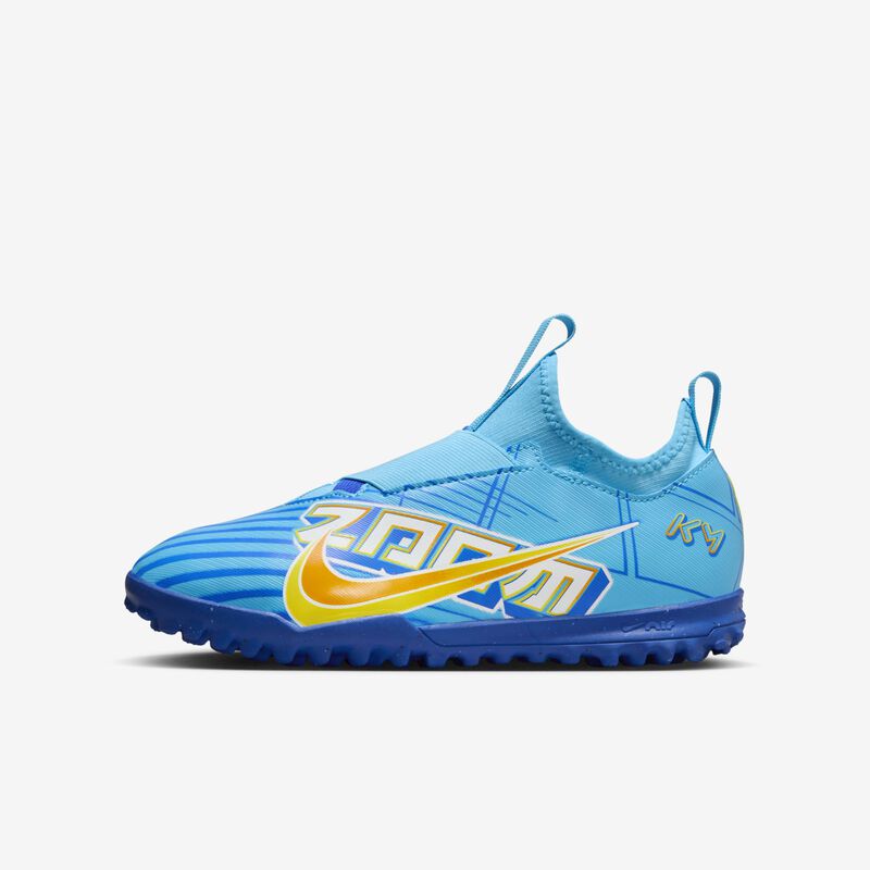 Nike Jr. Zoom Mercurial Vapor 15 Academy KM TF, Azul báltico/Blanco, hi-res