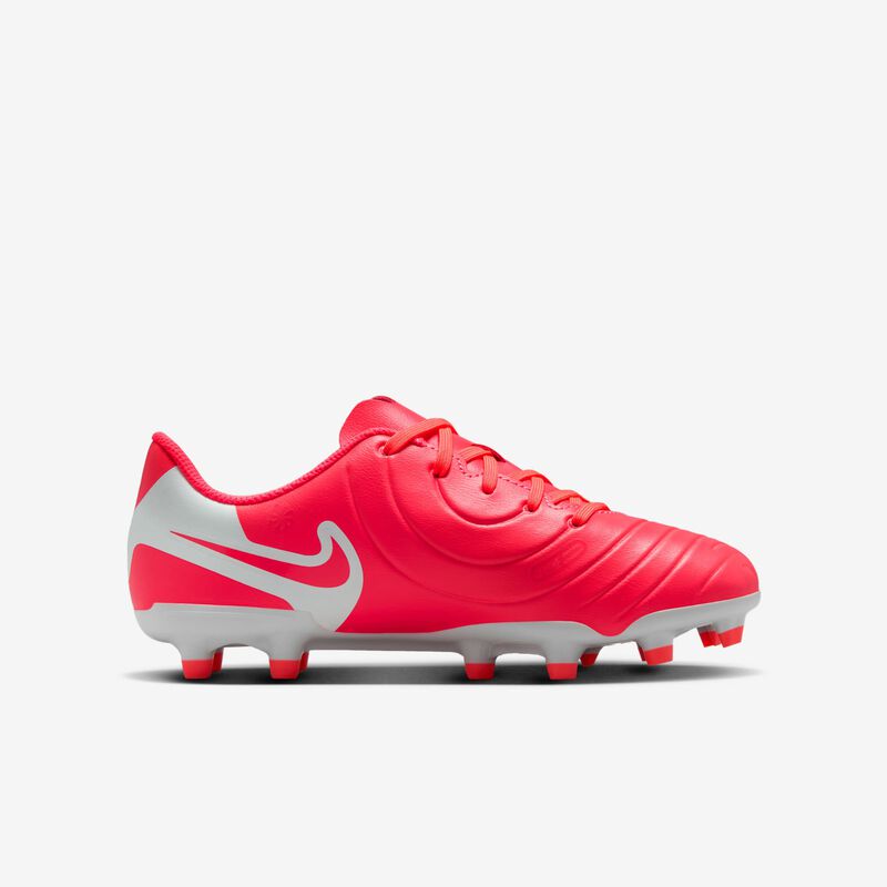 Nike Jr. Tiempo Legend 10 Club, Lava Cálido/Blanco, hi-res