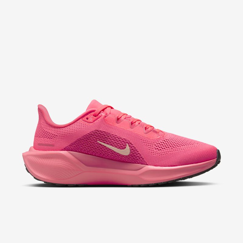 Nike Pegasus 41, Ponche Cálido/Rosa Margarita/Negro/Tinte Carmesí, hi-res