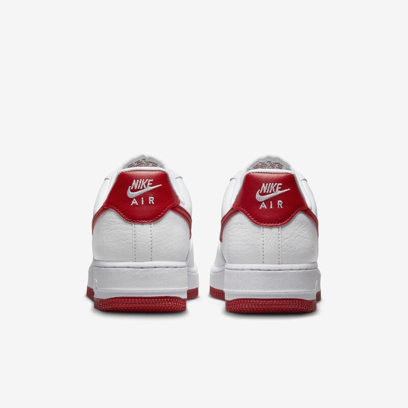 Nike Air Force 1 '07 Next Nature, Blanco/Blanco/Volt/Rojo Gimnasio, hi-res