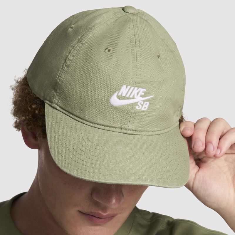 Nike SB Club, Verde Aceite/Blanco, hi-res