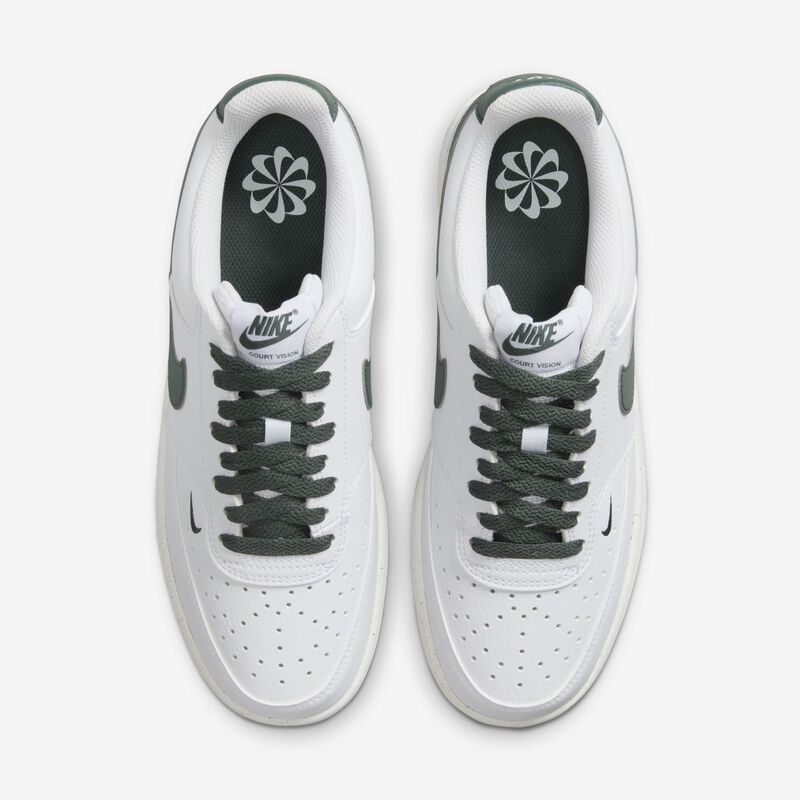 Nike Court Vision Low Next Nature, Blanco/Verde estadio/Vela/Verde vintage, hi-res