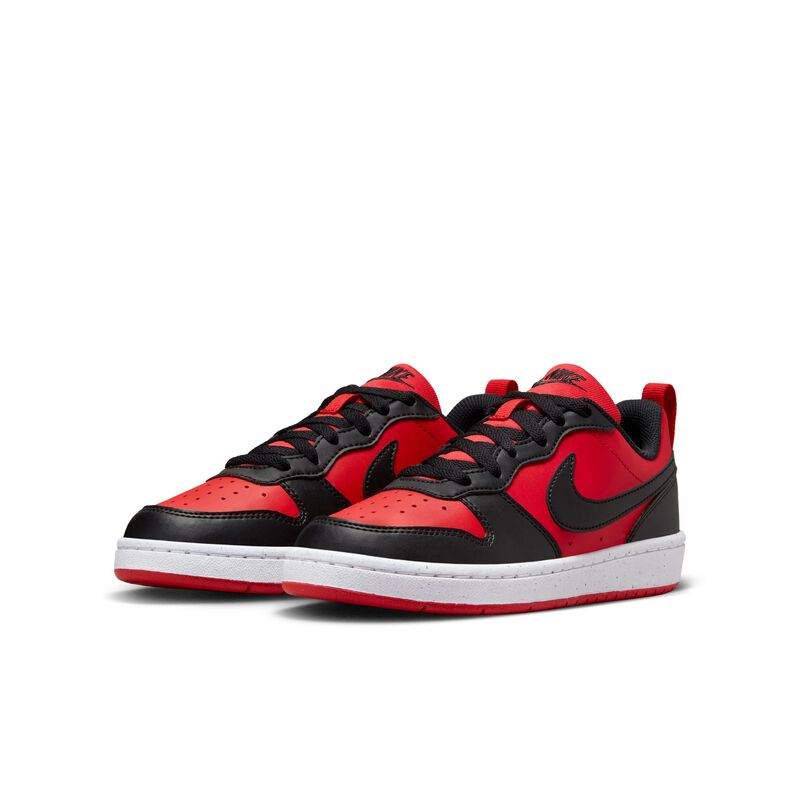 Nike Court Borough Low Recraft, Rojo Universitario/Blanco/Negro, hi-res