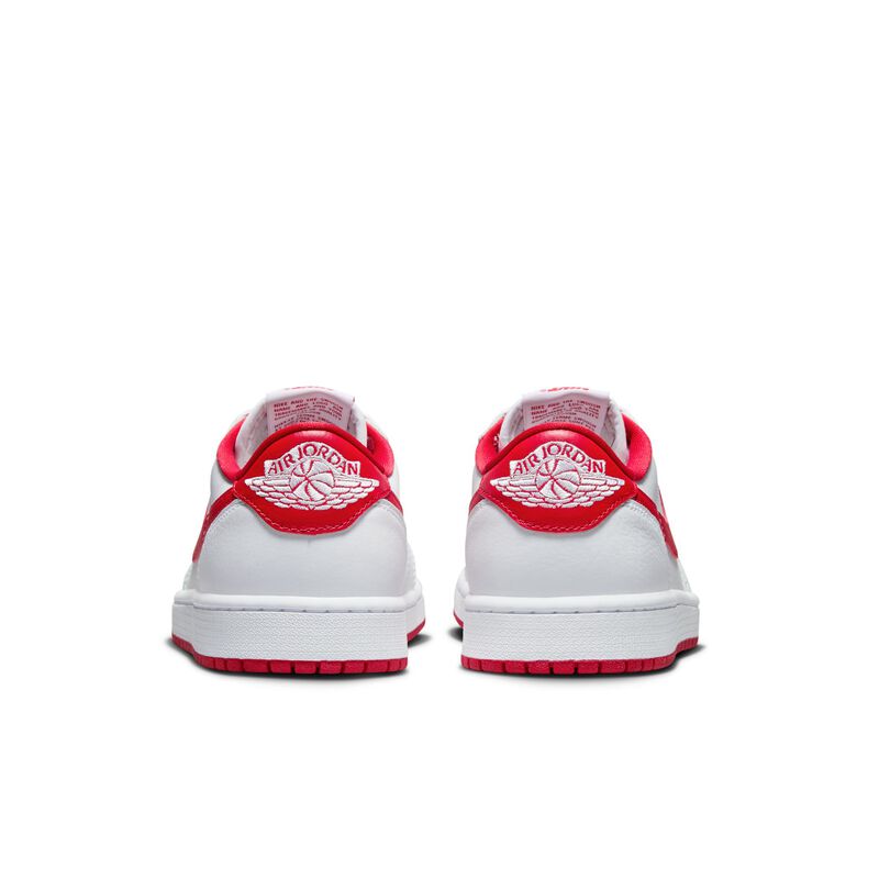 Air Jordan 1 Low OG "White/Red", Blanco/Rojo Universitario-Blanco, hi-res