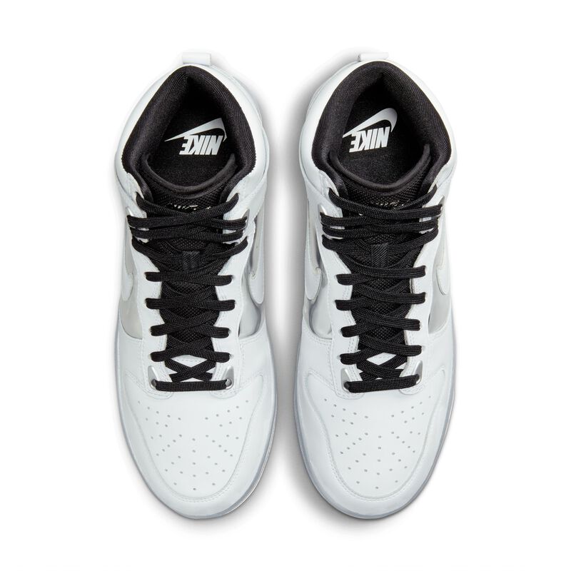 Nike Dunk High SE, Blanco/Plata metalizado/Negro/Blanco, hi-res