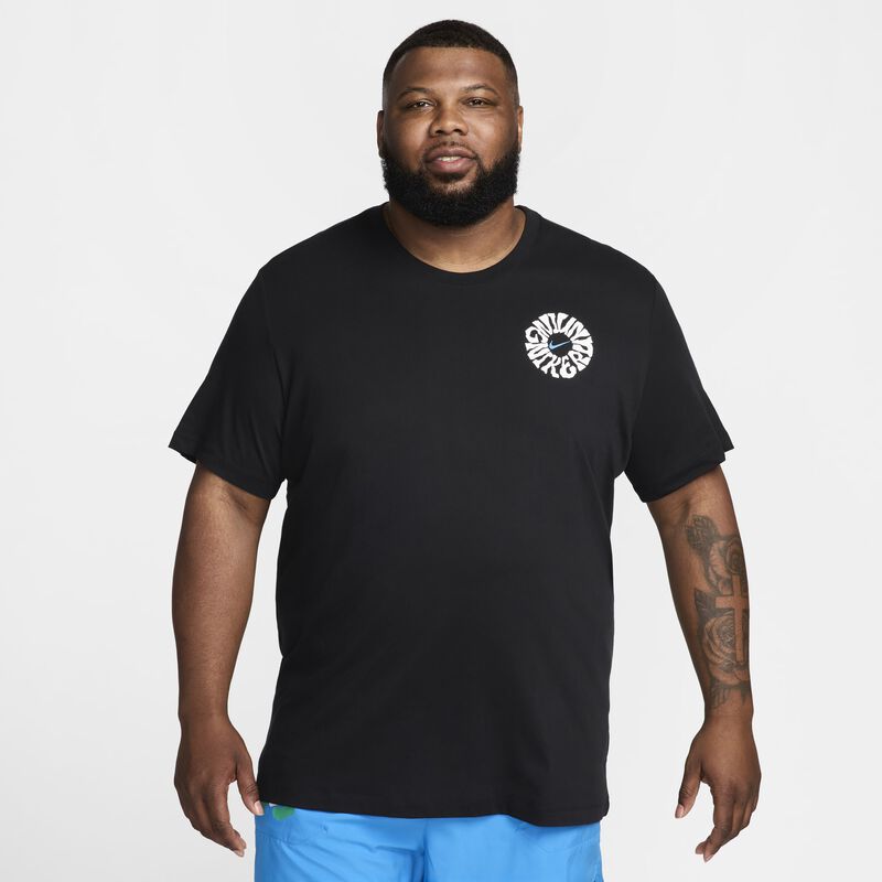 Nike Df Tee Marathon Energy, NEGRO, hi-res
