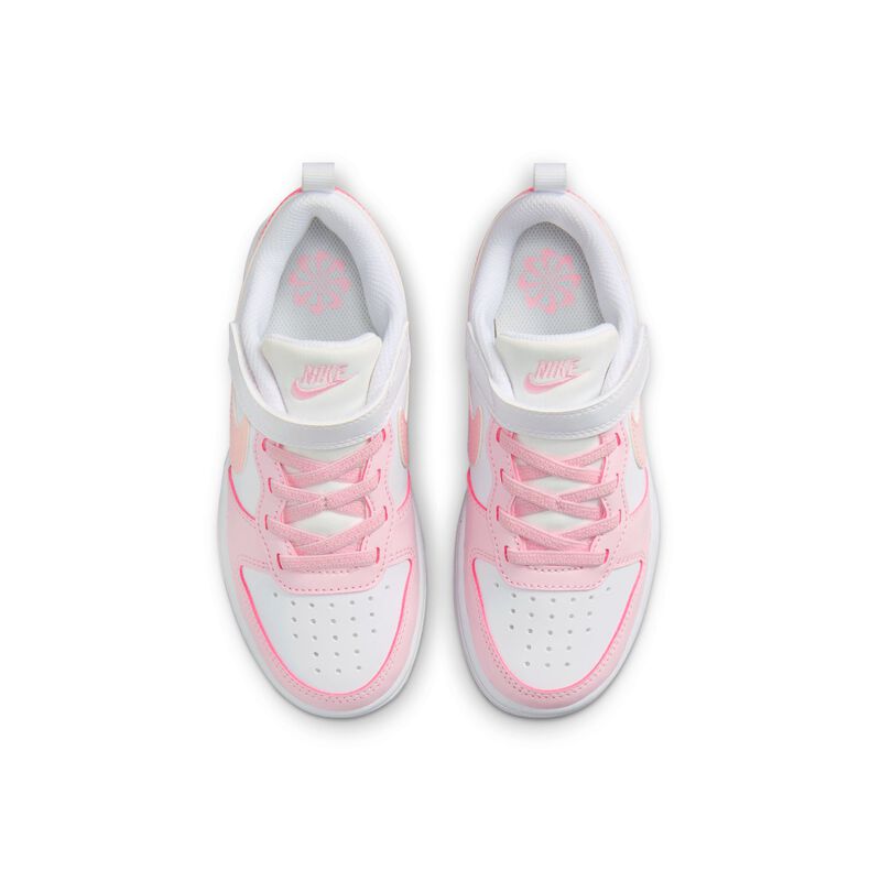 Nike Court Borough Low Recraft, Blanco/Espuma rosa, hi-res