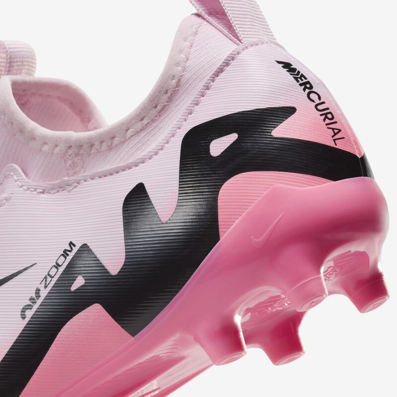 Nike Jr. Zoom Mercurial Vapor 15 Academy MG, Espuma Rosa /Negro, hi-res