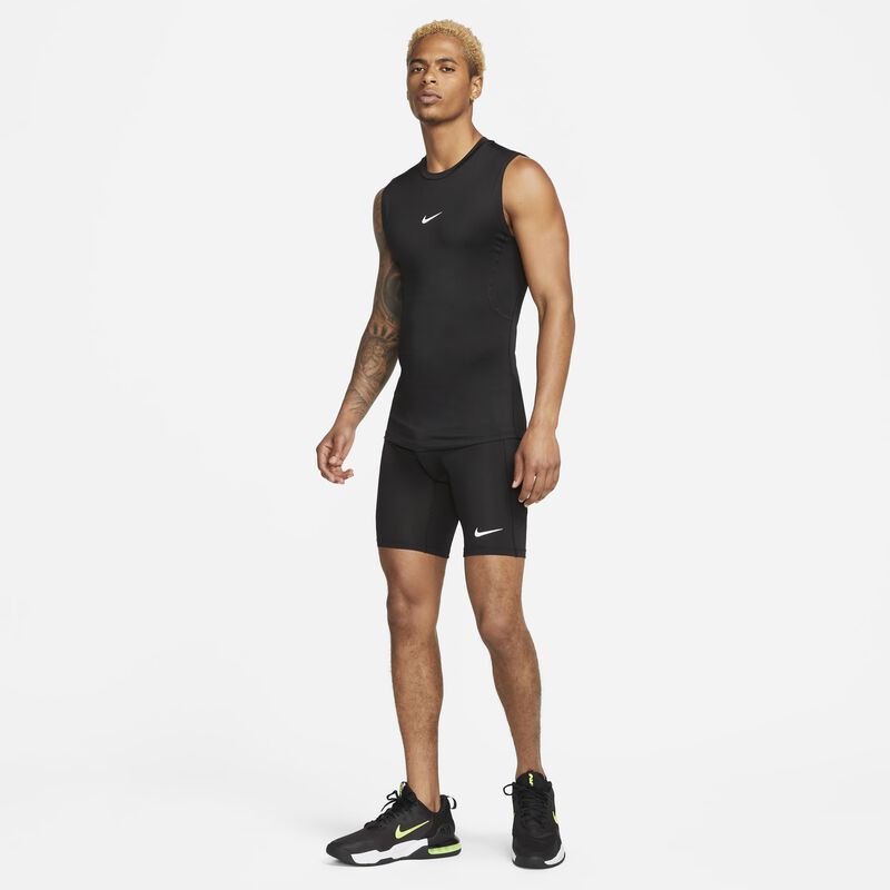 Nike Pro, Negro/Blanco, hi-res