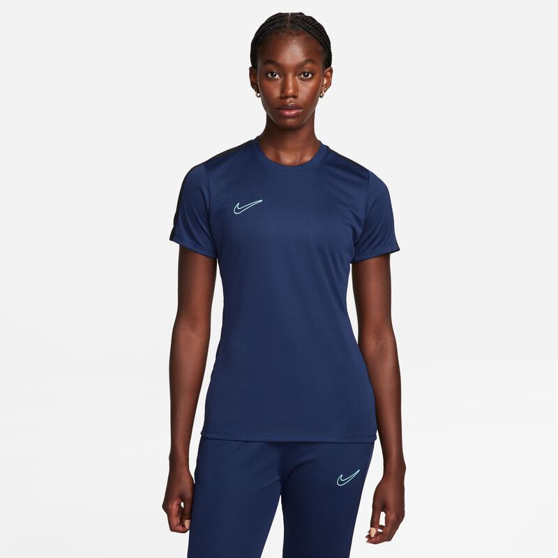 Nike DriFIT Academy, Azul marino medianoche/Negro/Hiperturquesa, hi-res